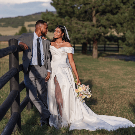 Timeless satin wedding dress with luxurious fabric & classic silhouette for a graceful wedding look | AW.Bridal Canada