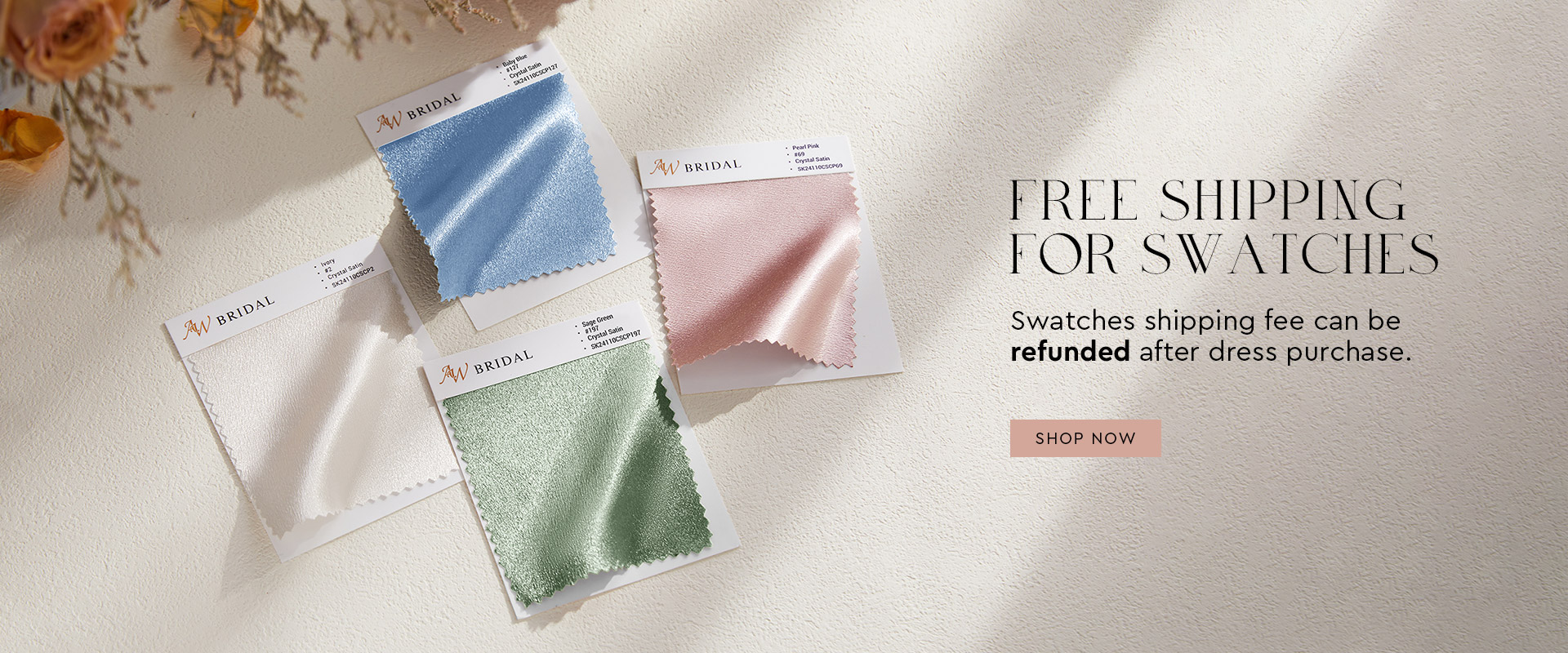 Free Swatches Shipping