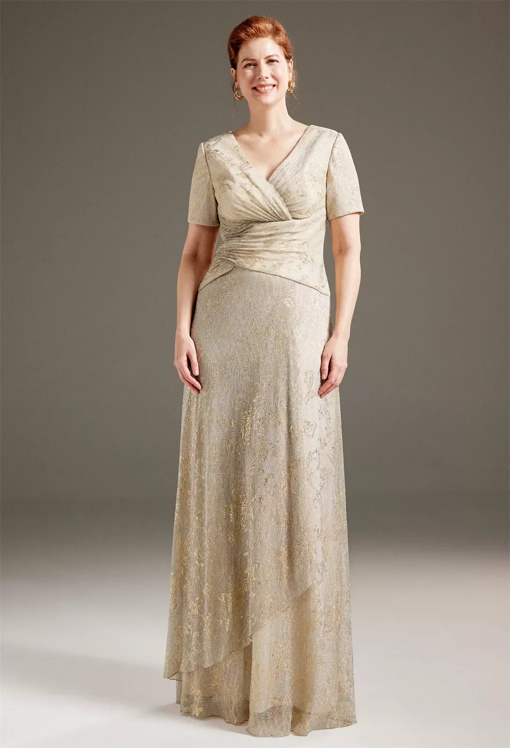 AW Genevieve Mother of The Bride Dresses With Wraps