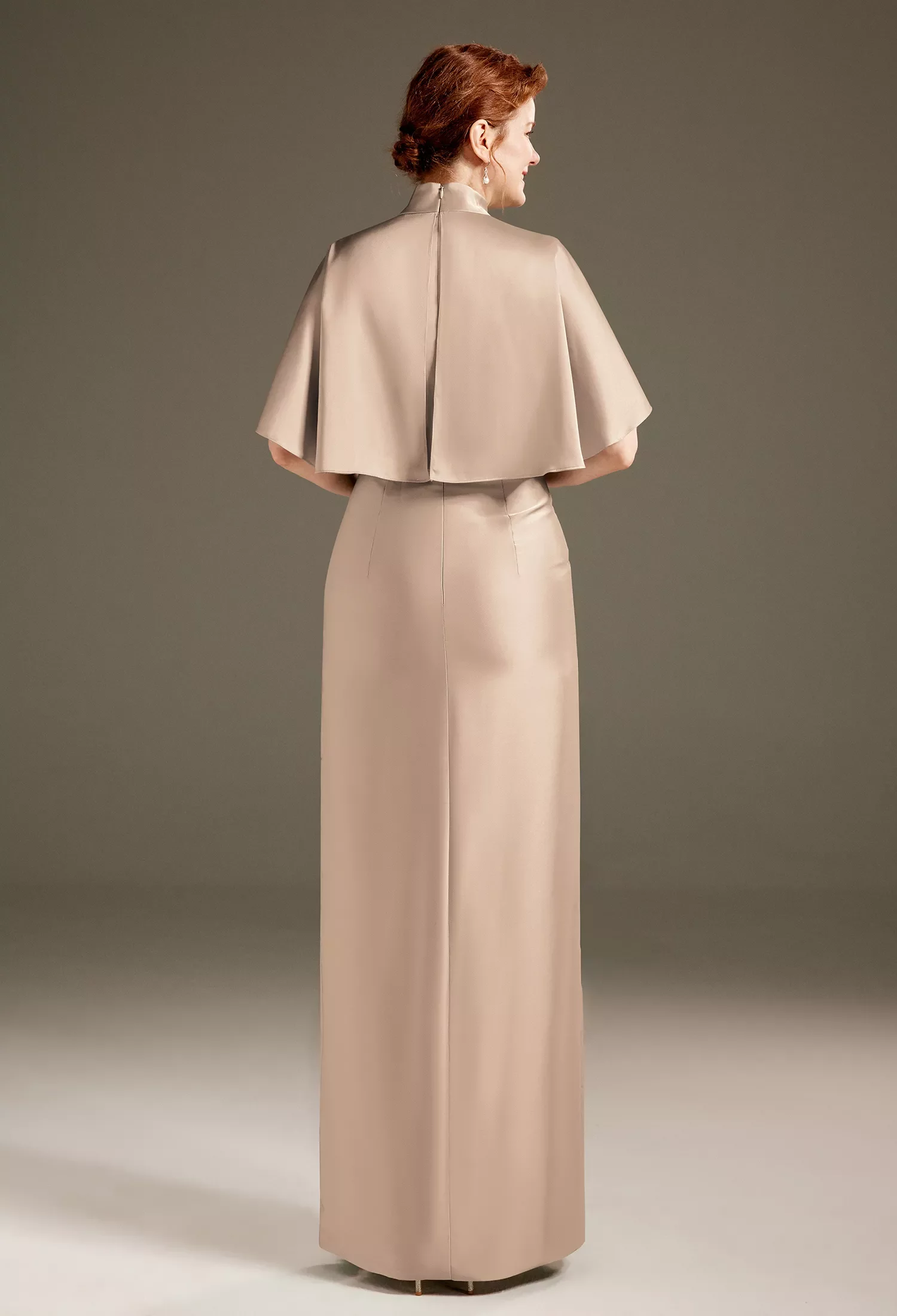 AW Luster Mother of The Bride Dresses With Wraps