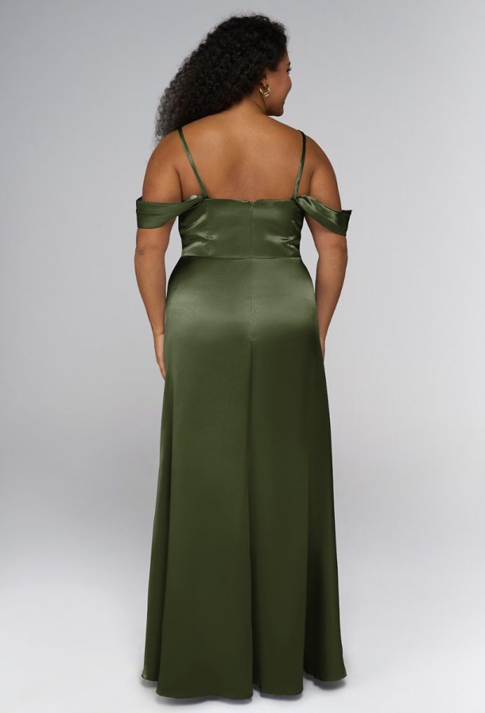 AW Laurinda Convertible Crystal Satin Bridesmaid Dresses image4