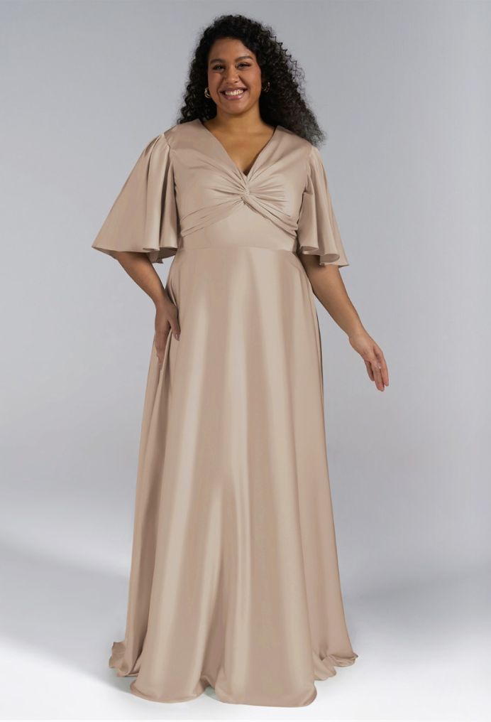 AW Elinore Satin Charmeuse Bridesmaid Dresses image5