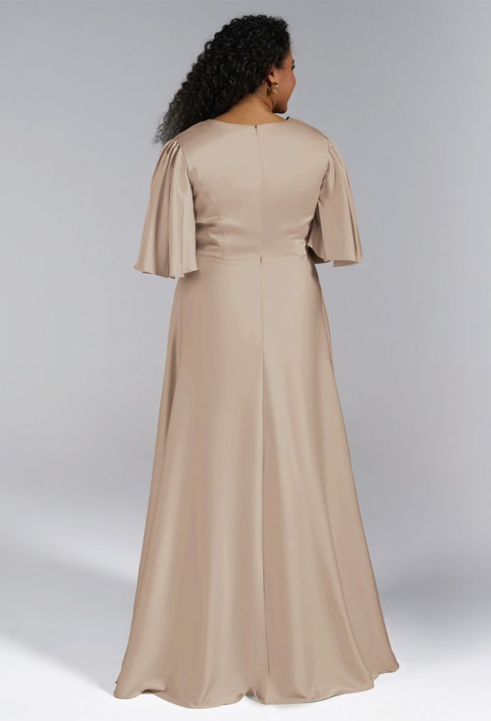AW Elinore Satin Charmeuse Bridesmaid Dresses image6