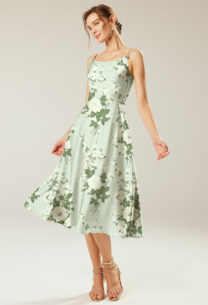 AW Marin Satin Charmeuse Bridesmaid Dresses image4