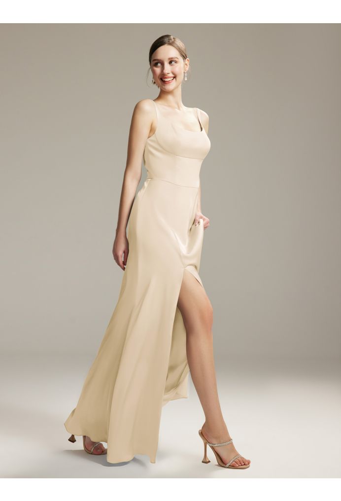 AW Eunice Satin Charmeuse Bridesmaid Dresses image5