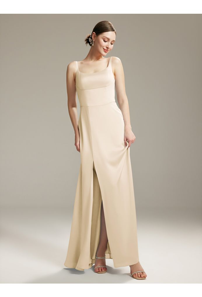 AW Eunice Satin Charmeuse Bridesmaid Dresses image6