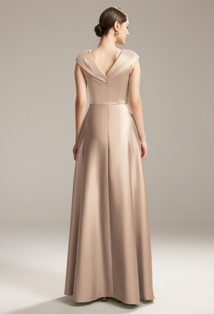 AW Muriel Satin Charmeuse Bridesmaid Dresses image2
