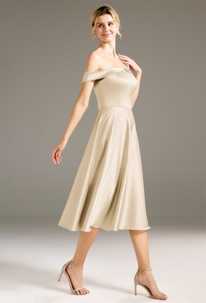 AW Chany Satin Charmeuse Bridesmaid Dresses image6