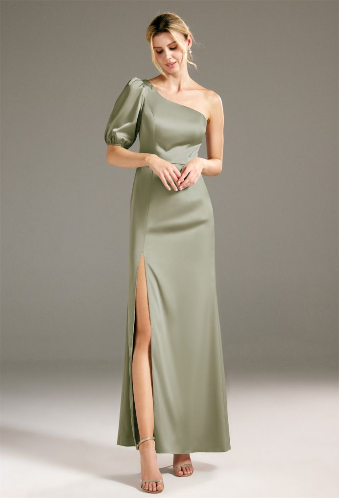 AW Deane Satin Charmeuse Bridesmaid Dresses image1