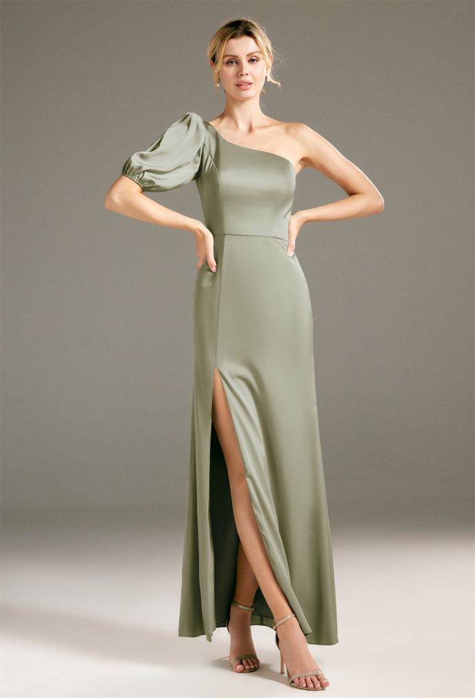 AW Deane Satin Charmeuse Bridesmaid Dresses image3