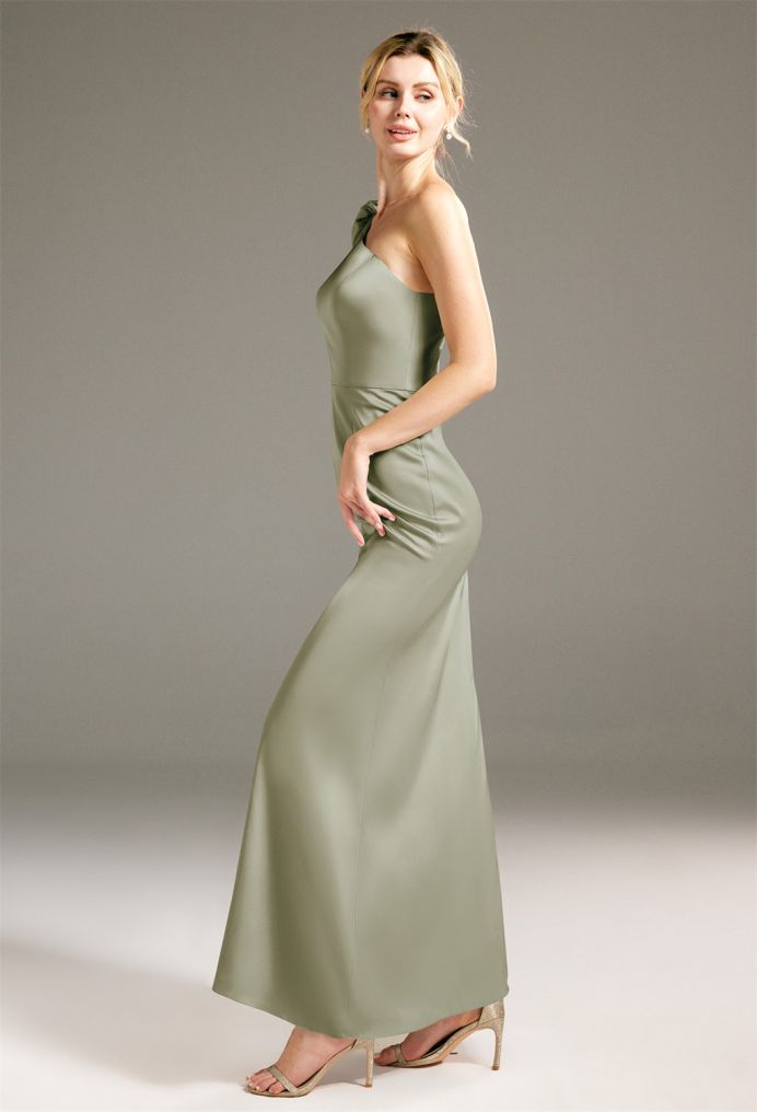 AW Deane Satin Charmeuse Bridesmaid Dresses image4
