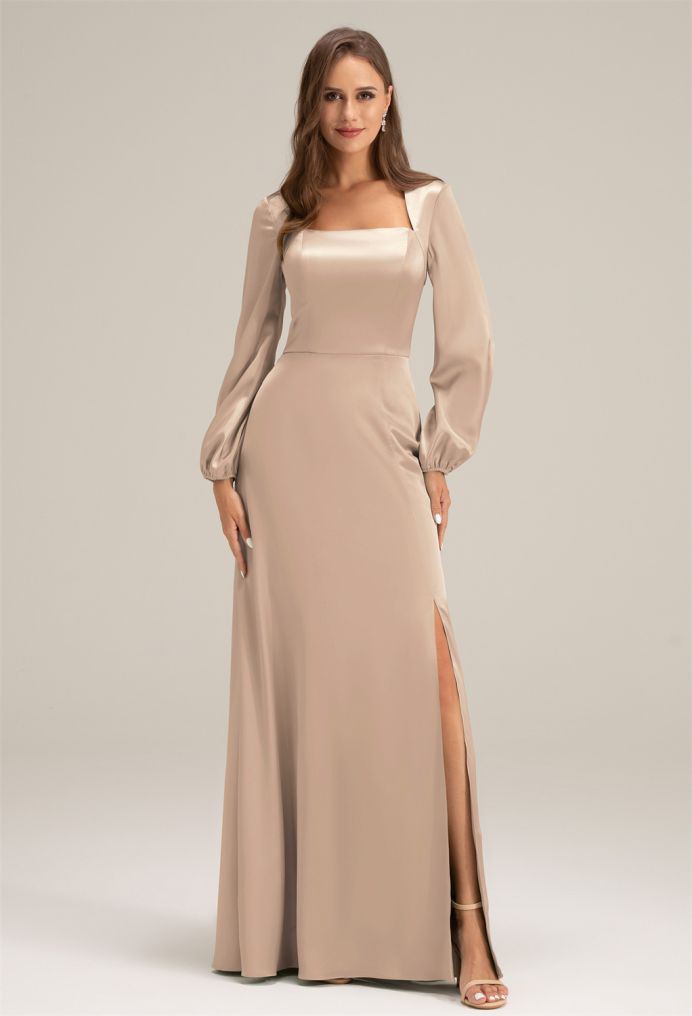 AW Sahib Satin Charmeuse Bridesmaid Dresses image6