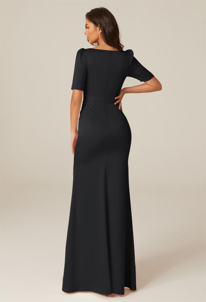 AW Fay Satin Charmeuse Bridesmaid Dresses image2