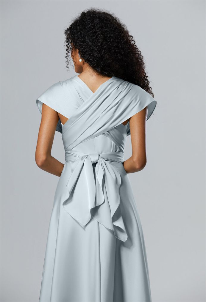 AW Salome Convertible Satin Charmeuse Bridesmaid Dresses image4