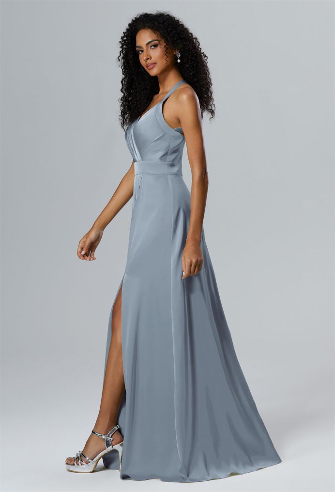 AW Theresa Satin Charmeuse Bridesmaid Dresses image4
