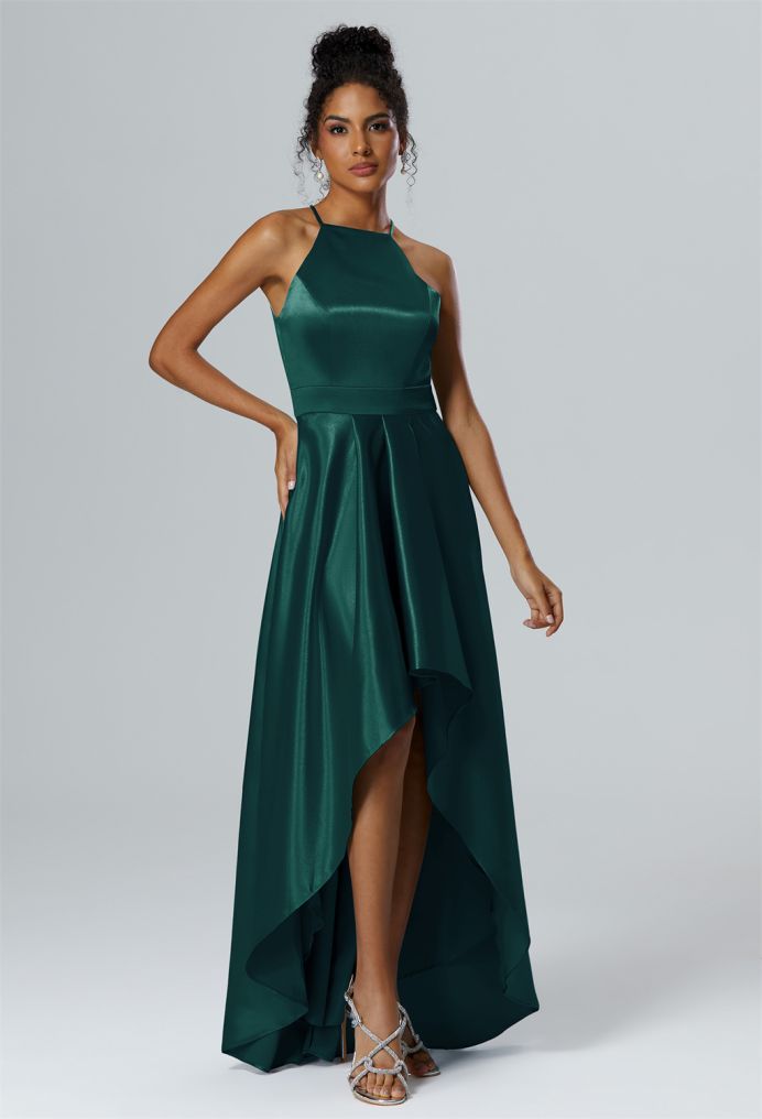 AW Marlene Crystal Satin Bridesmaid Dresses image1