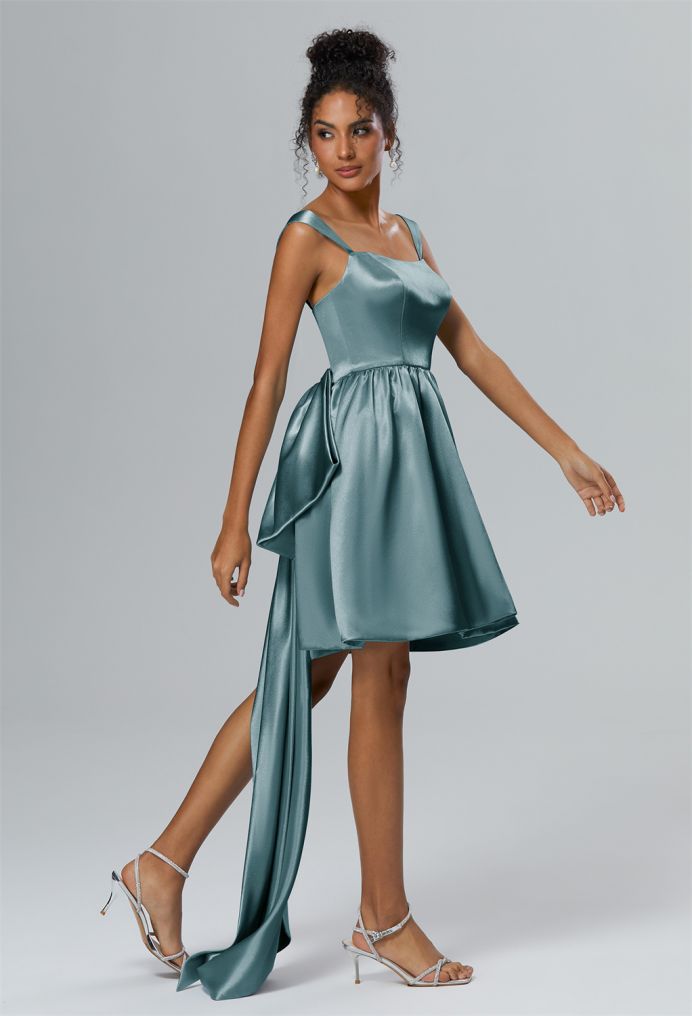 AW Valentina Crystal Satin Bridesmaid Dresses image4