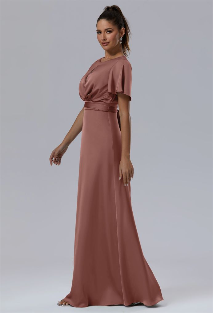 AW Sultan Satin Charmeuse Bridesmaid Dresses image4