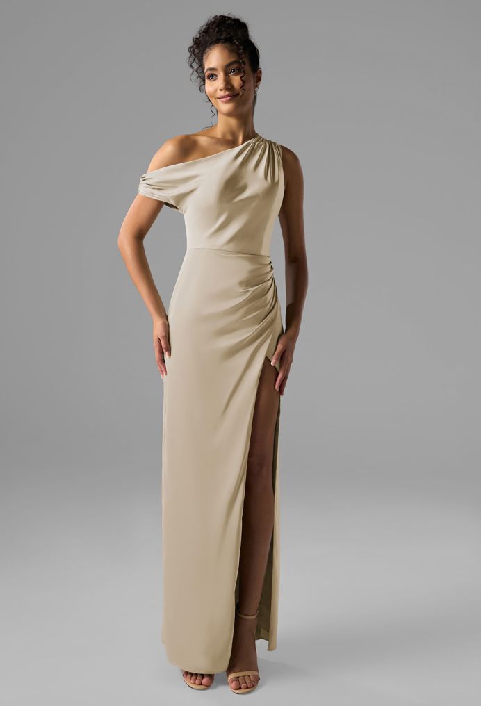 AW Rihanna Satin Charmeuse Bridesmaid Dresses image1