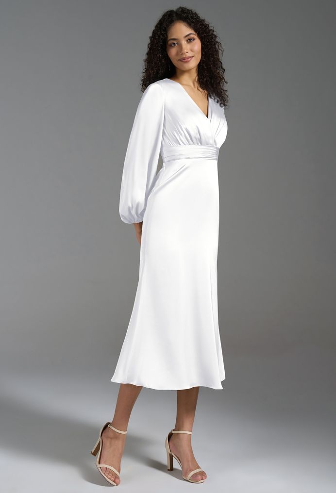 AW Robbie Satin Charmeuse Bridesmaid Dresses image3