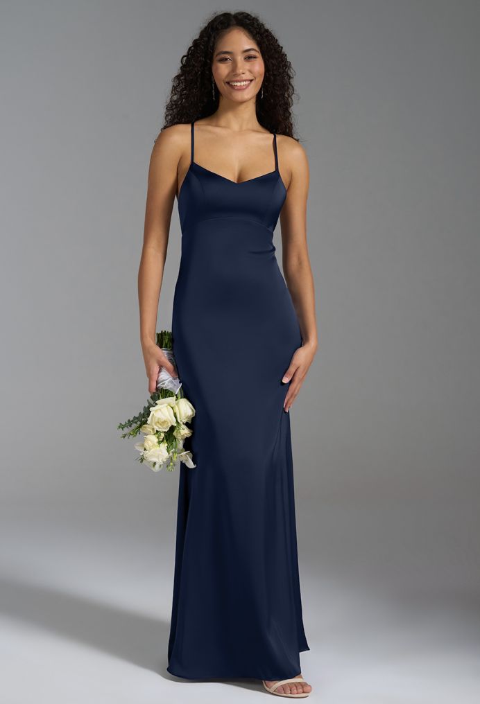 AW Shane Satin Charmeuse Bridesmaid Dresses image3