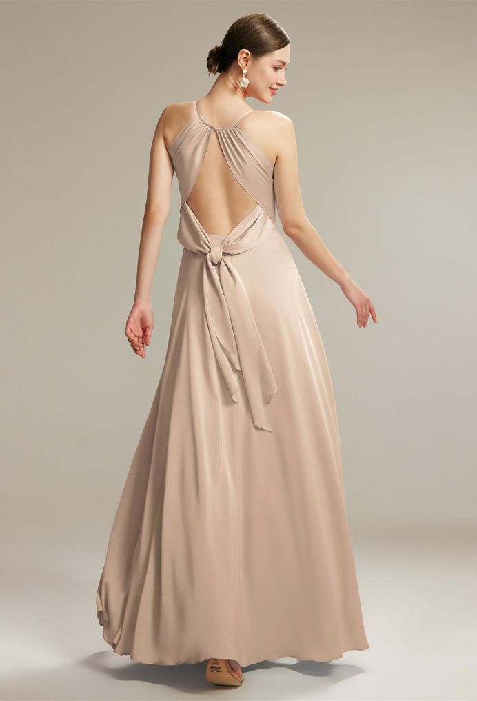 AW Irma Satin Charmeuse Bridesmaid Dresses image2