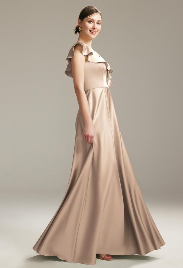 AW Mayella Satin Charmeuse Bridesmaid Dresses image6