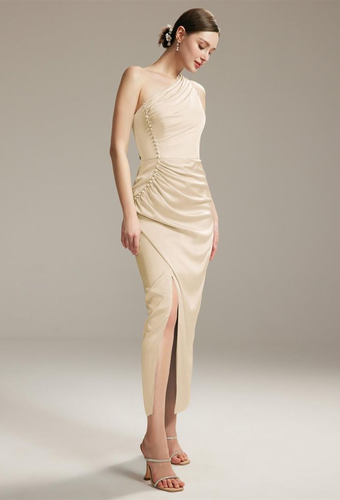 AW Myrtle Satin Charmeuse Bridesmaid Dresses image5