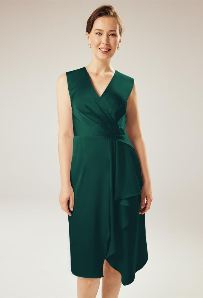 AW Peggy Satin Charmeuse Mother of the Bride Dresses image4