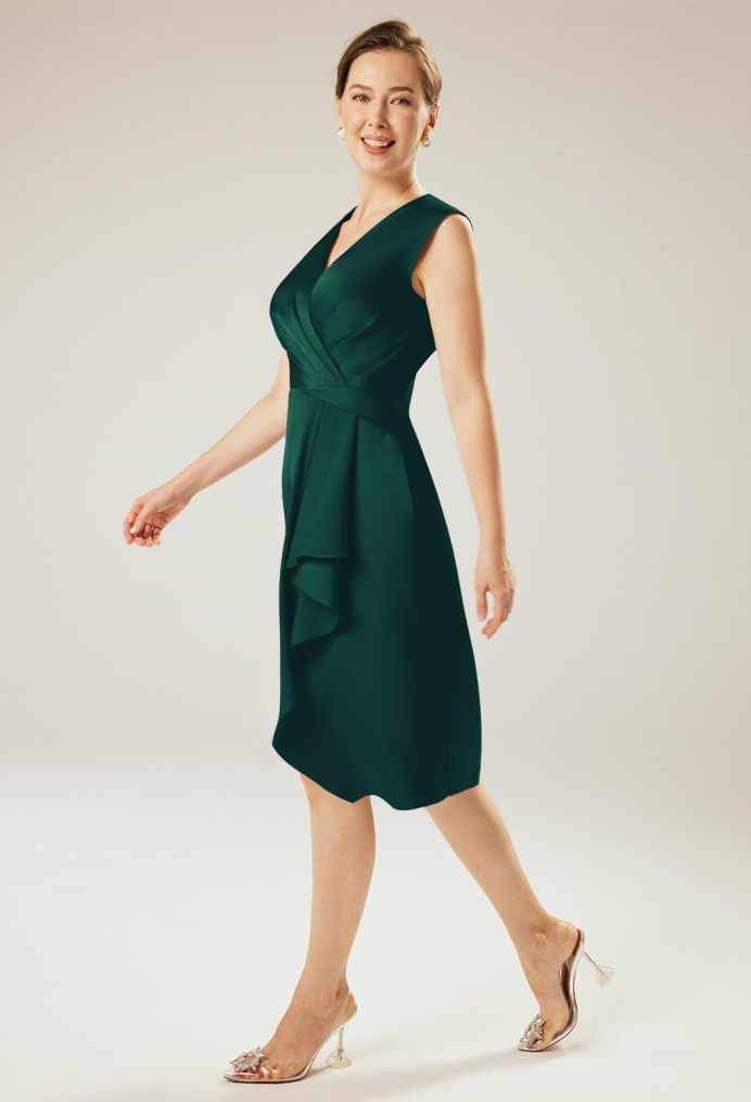 AW Peggy Satin Charmeuse Mother of the Bride Dresses image5