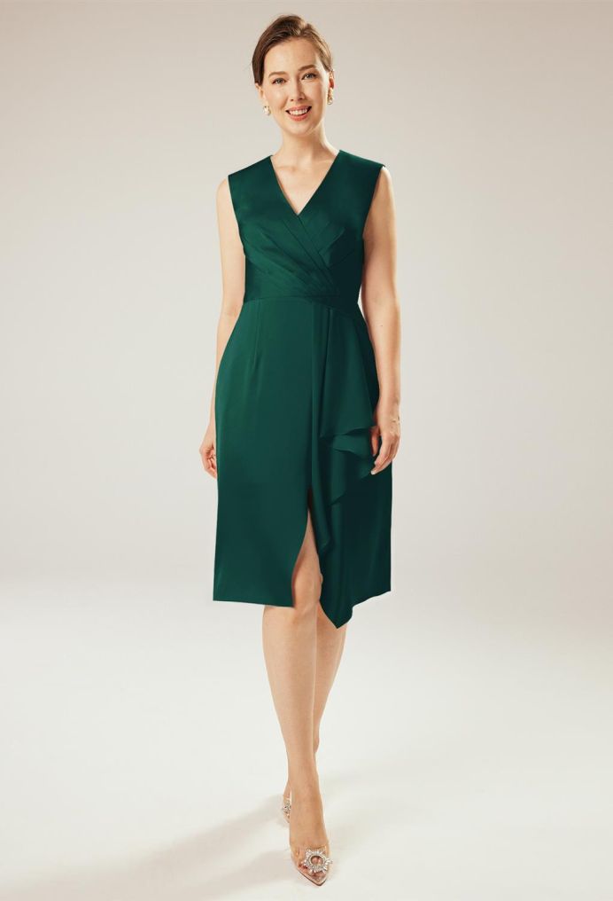 AW Peggy Satin Charmeuse Mother of the Bride Dresses image6