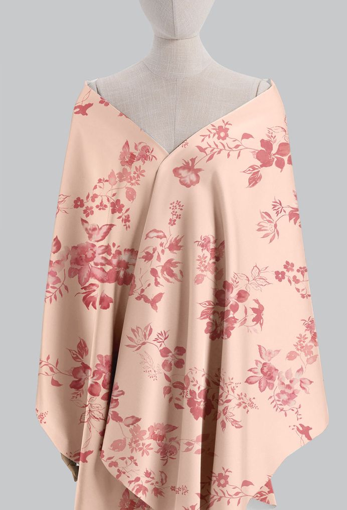 AW Satin Charmeuse Fabric for Fashion Dress Pink Cherry Fabrics & Swatches image3
