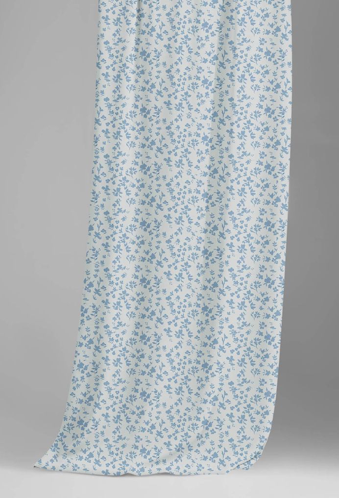 AW Chiffon Fabric for Fashion Dress Skyblue Star Fabrics & Swatches image2