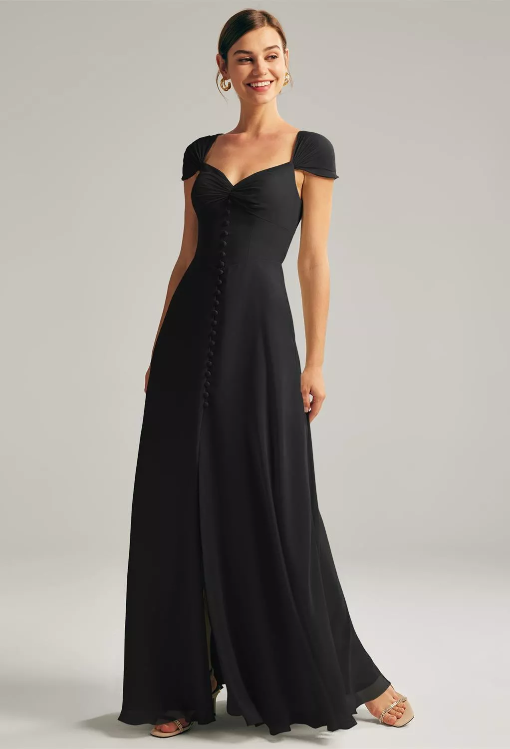 AW Cathryn Black  Spring Wedding Guest Dresses