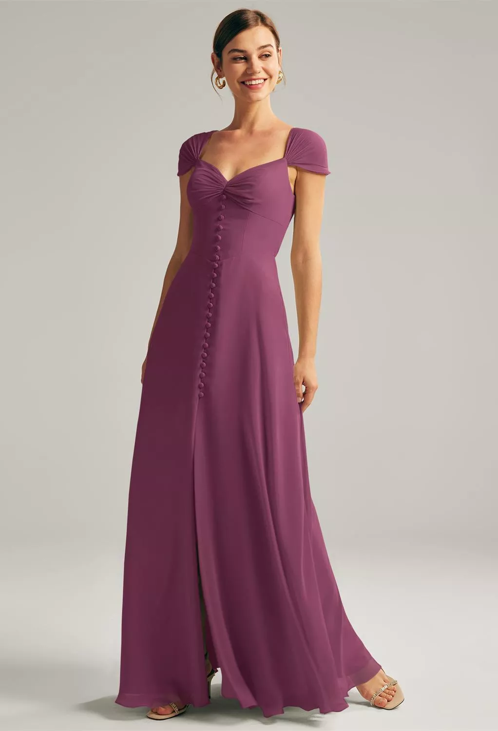 AW Cathryn Chianti  Cocktail Wedding Guest Dresses