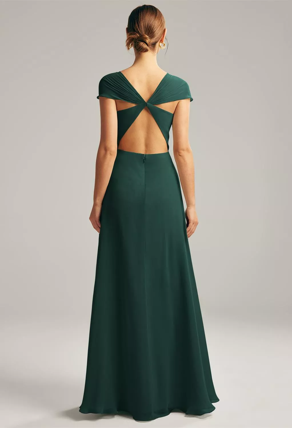 AW Cathryn Dark Emerald  Fall Wedding Guest Dresses