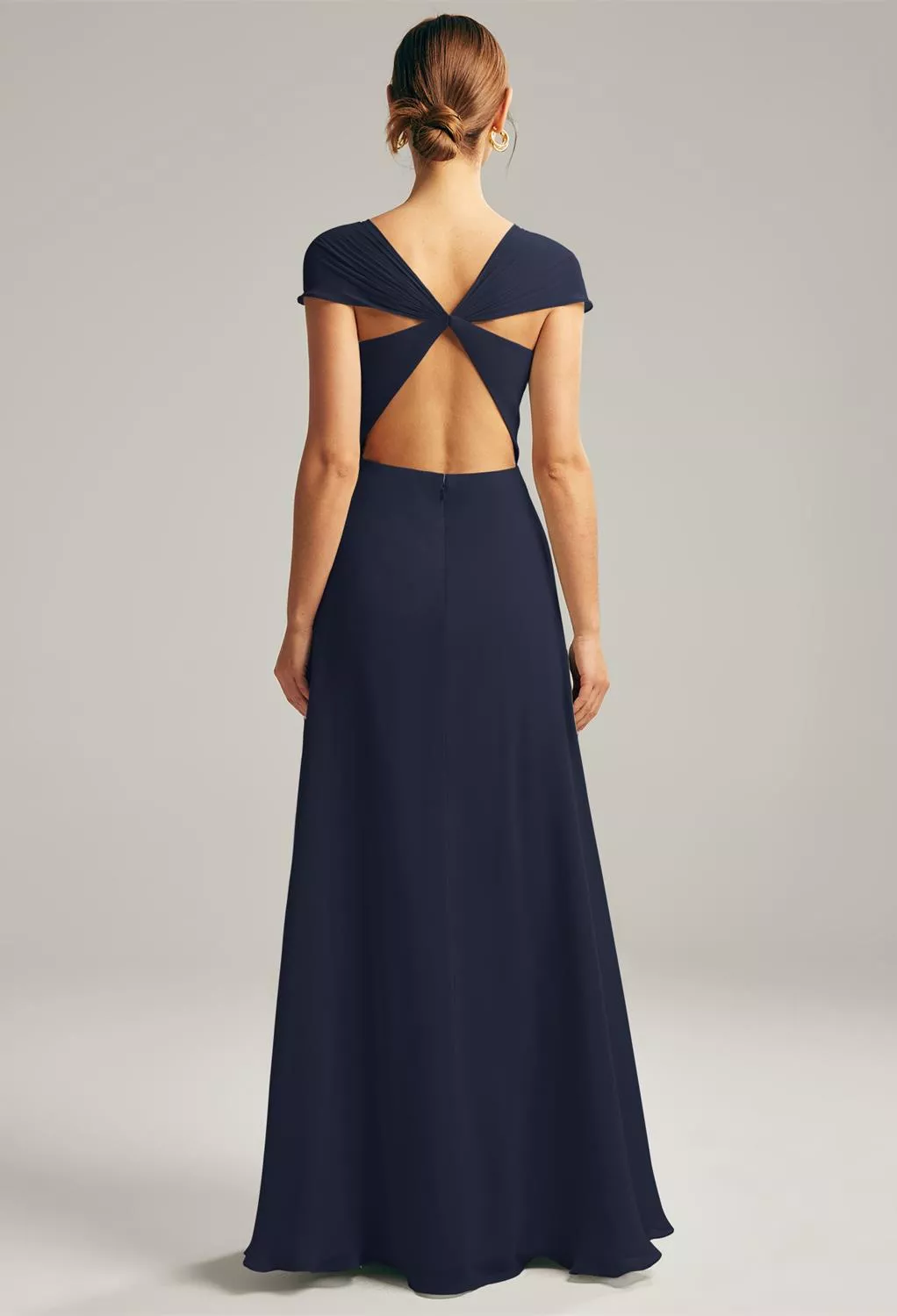 AW Cathryn Dark Navy  Spring Wedding Guest Dresses