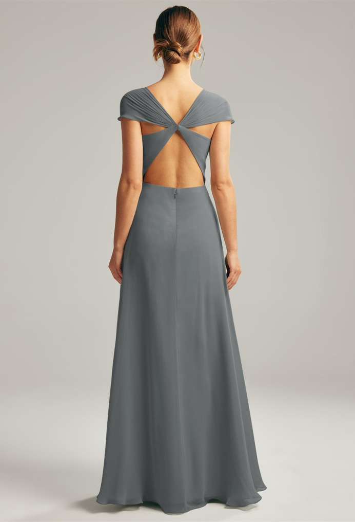 AW Cathryn Steel Gray  Formal Dresses
