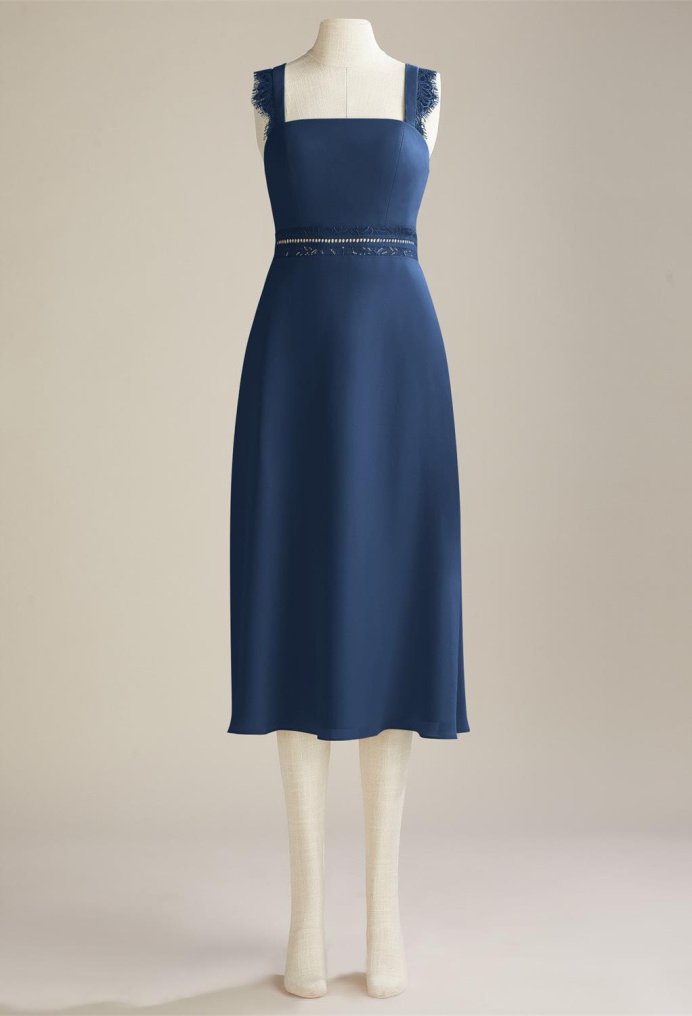 AW Imogene Navy  Short Bridesmaid Dresses