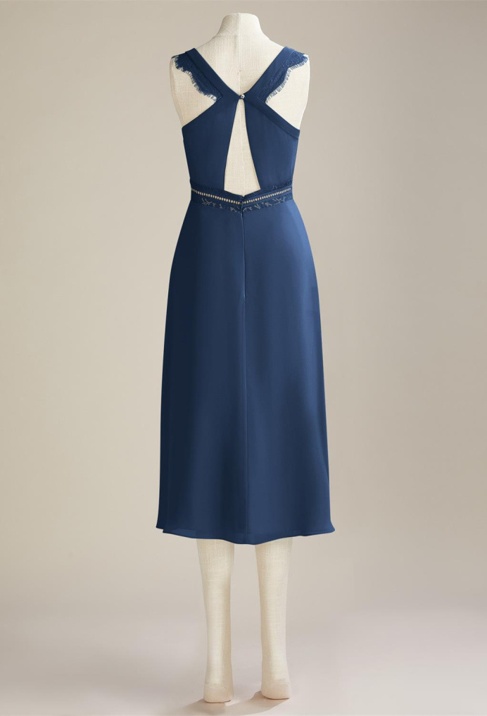 AW Imogene Navy  Short Bridesmaid Dresses