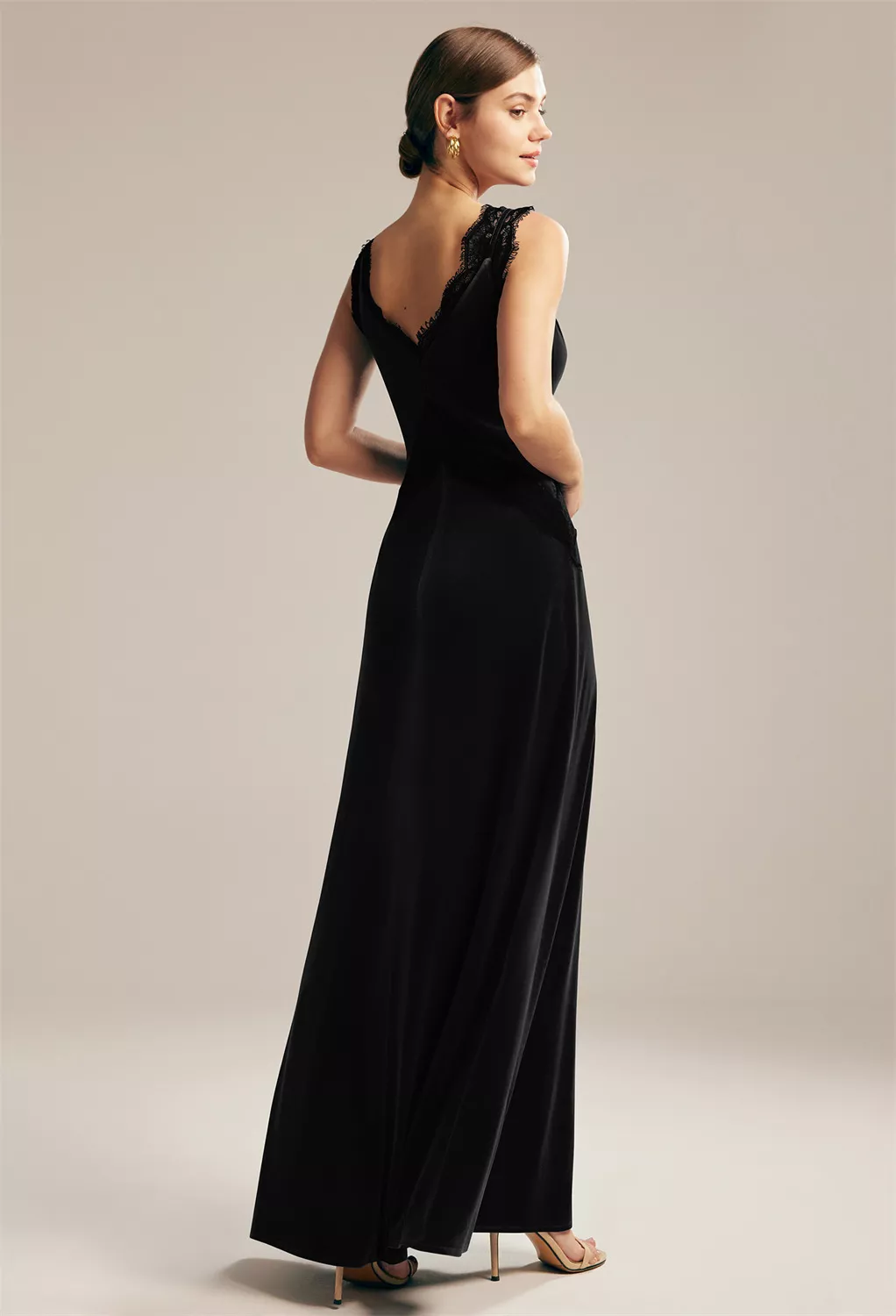 AW Natasha Black  Fall Wedding Guest Dresses