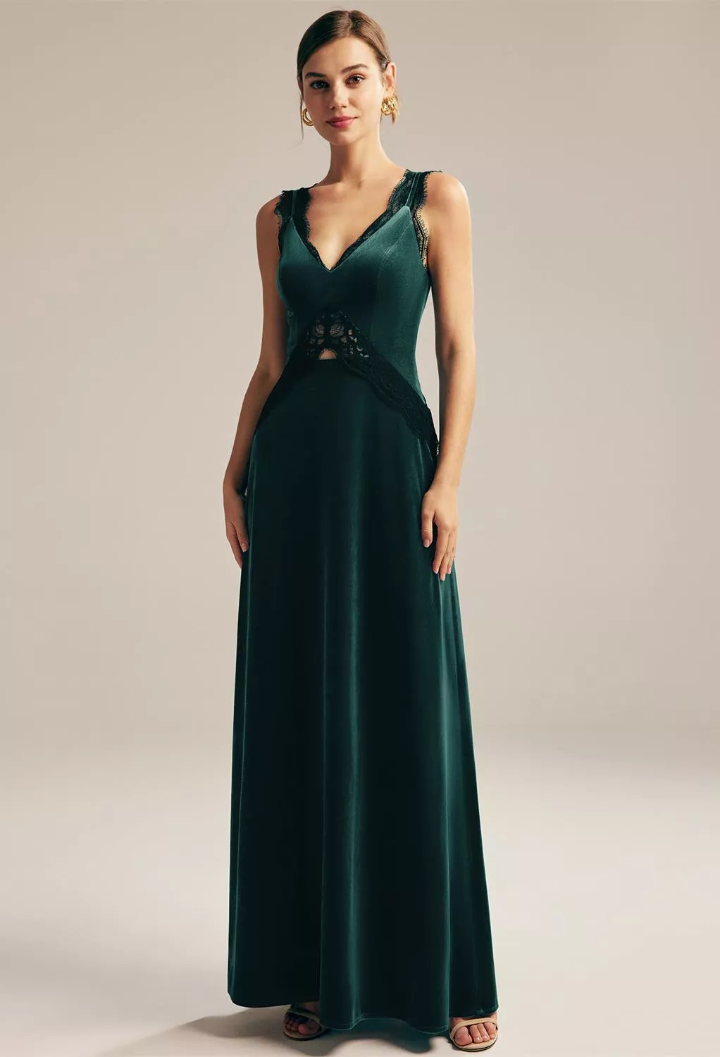 AW Natasha Hunter Green  Fall Wedding Guest Dresses