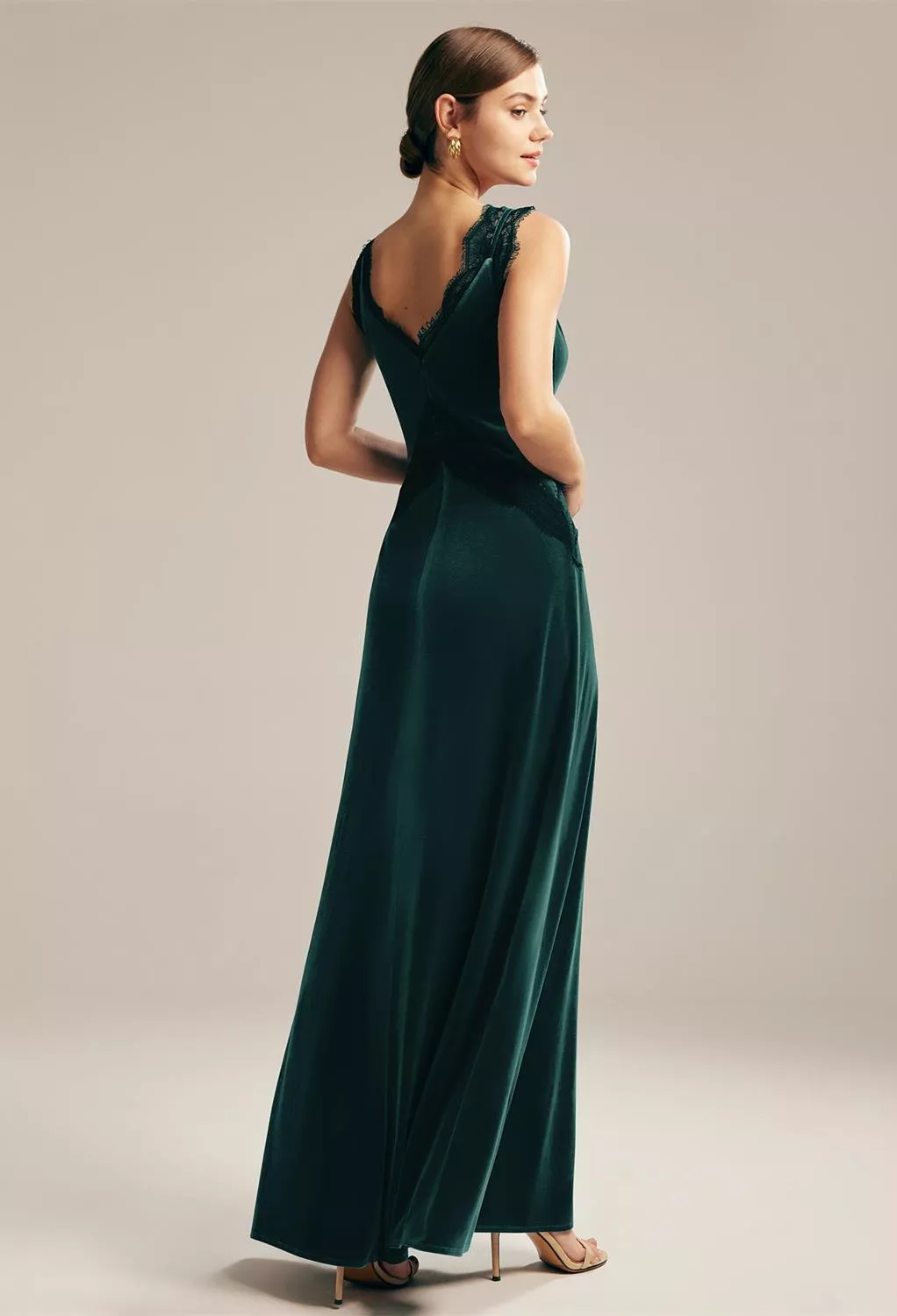 AW Natasha Hunter Green  Fall Wedding Guest Dresses