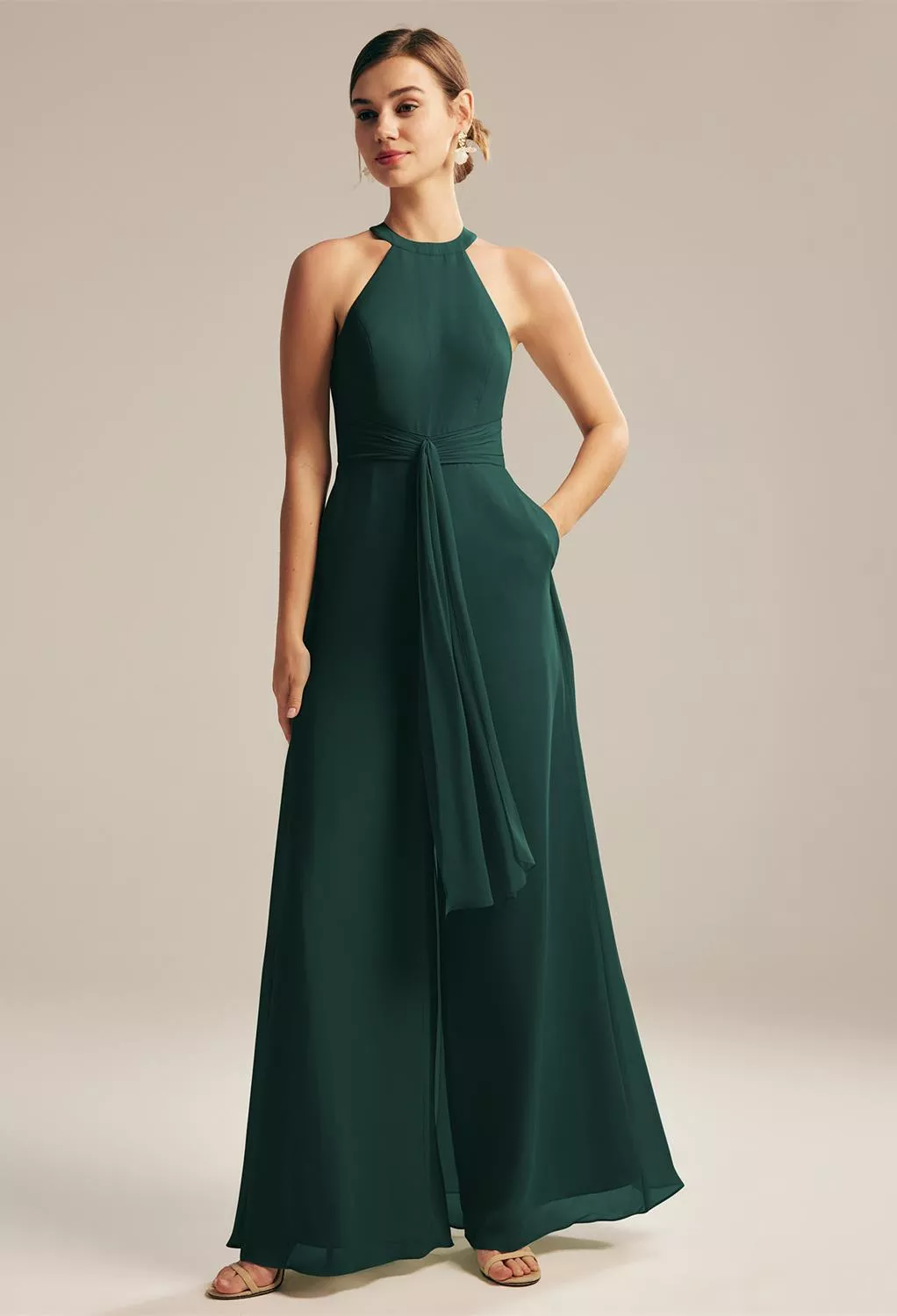 AW Dolce Dark Emerald  Fall Wedding Guest Dresses
