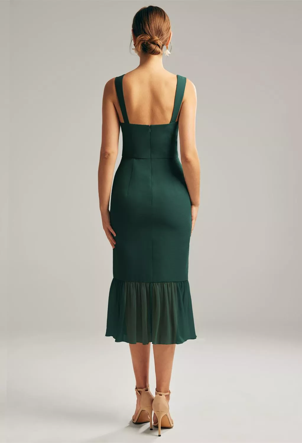 AW Merbok Dark Emerald  Spring Wedding Guest Dresses