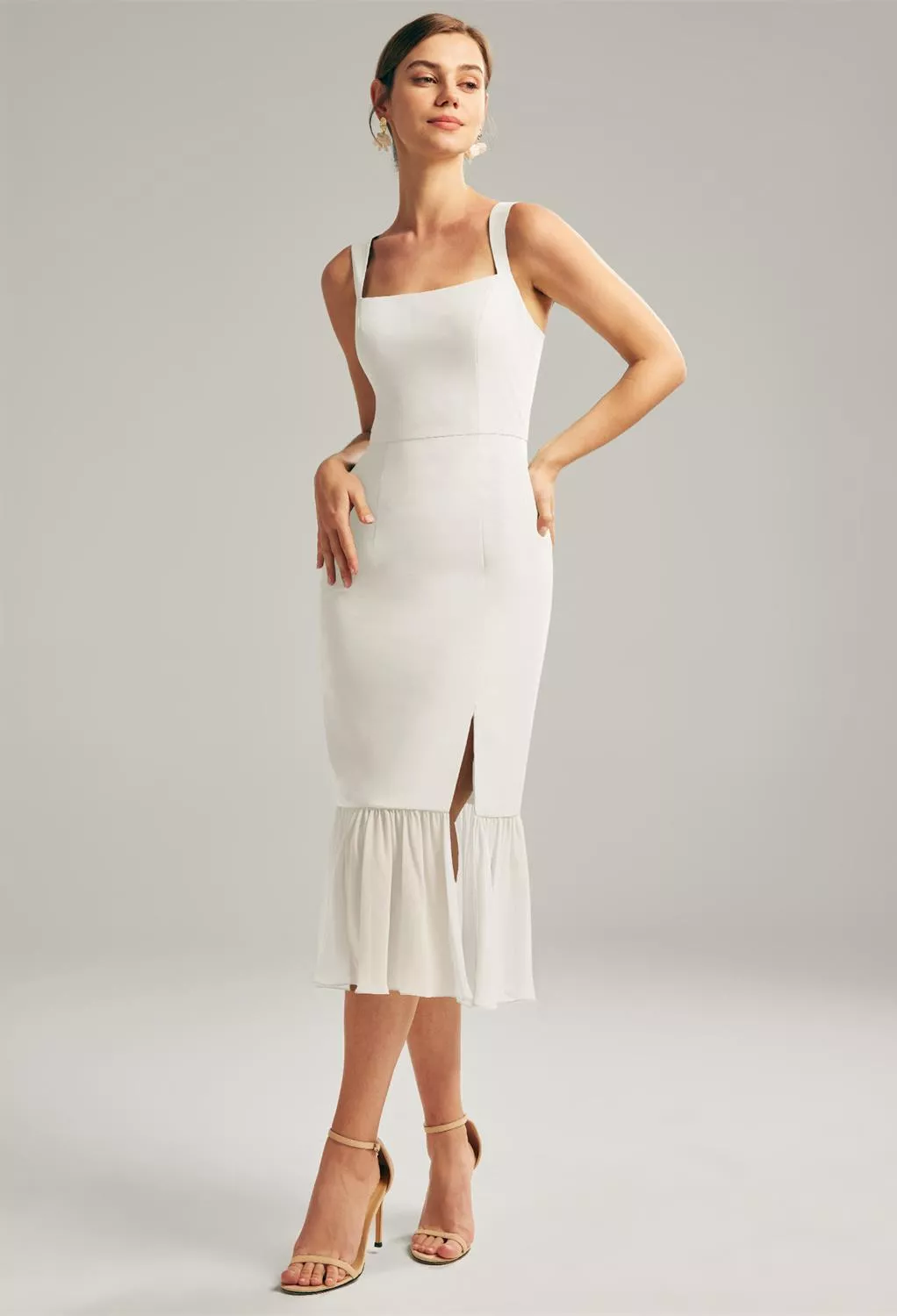 AW Merbok Ivory  Summer Wedding Guest Dresses