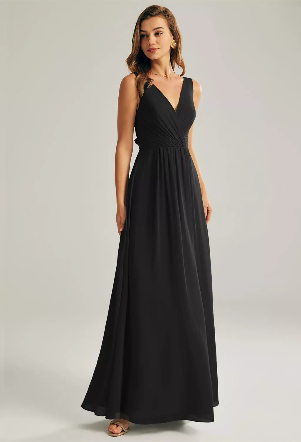 AW Mignon Black  Maternity Bridesmaid Dresses