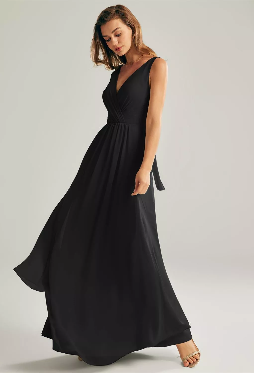 AW Mignon Black  Maternity Bridesmaid Dresses