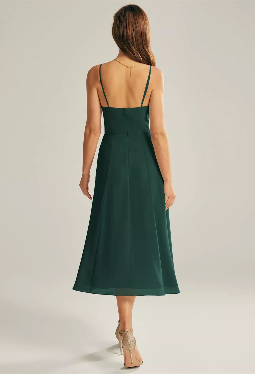AW Maribel Dark Emerald  Plus Size Wedding Guest Dresses