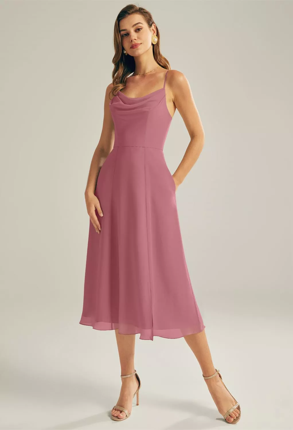 AW Maribel Desert Rose  Spring Wedding Guest Dresses